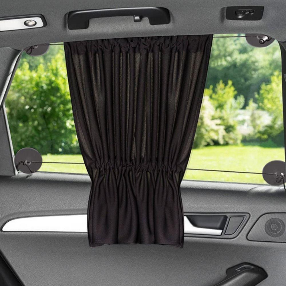 2Pcs Heat Insulation Car Curtain Sun Protection Side Window Curtain  Car Interior Accessories