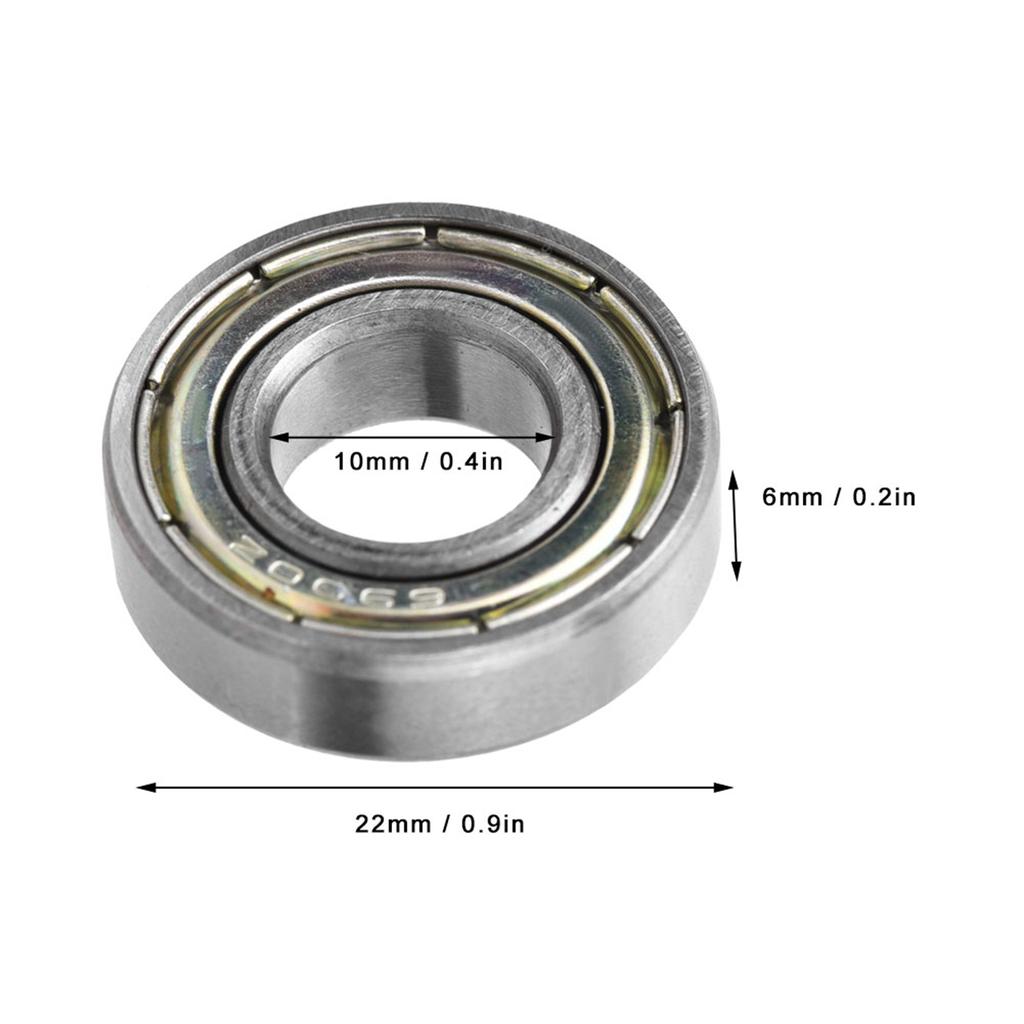 10 Roller Bearings 6900ZZ High Quality Steel Bearings Stable Performance Excellent Workmanship Easy Install for Toy Appliances