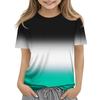 Kleinkind Mädchen Jungen T-Shirts Kinder Top Jungen und Mädchen Bedrucktes Kurzarm T-Shirt