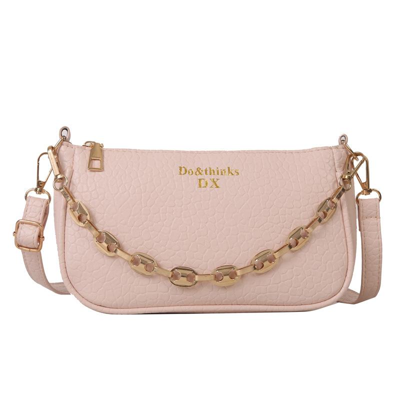 Lychee Pattern Chain Women's Bag New Niche Design Sense Versatile Shoulder Messenger Bag Texture Underarm Bag