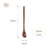 Long Handle Wooden Spoon Soup Ladle Wood Kitchen Tools Luxury Tableware Long Tea Spoons Japanese Style Accessories