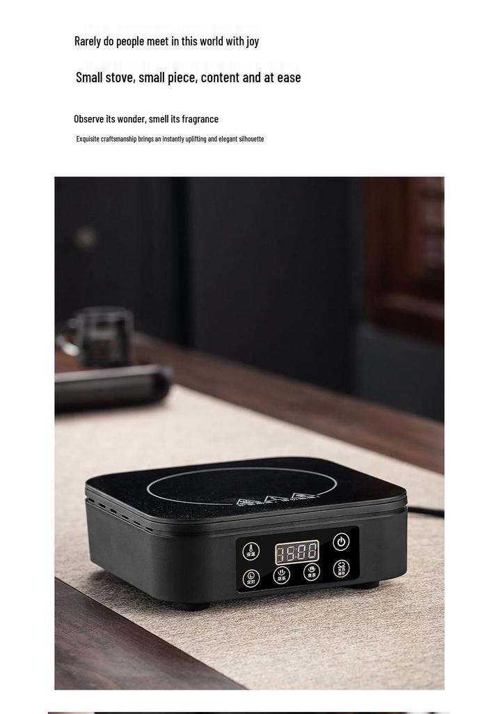 Intelligenter elektrischer Keramik-Teekessel und -Kocher - Multifunktional zum Kochen, Dämpfen und Zubereiten von Tee