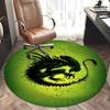 Alien Xenomorph,Skull Mountain Chair Mat Round Rug Office Carpet, Non Slip, Suitable for Living Rooms, Bedrooms,Decor1205848a