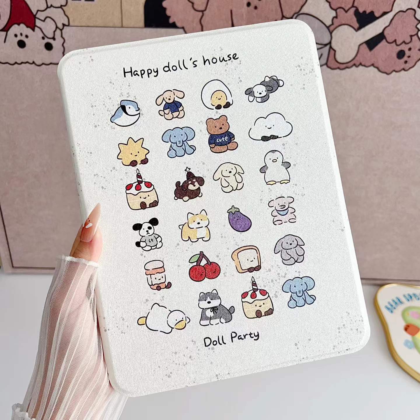 

360° Rotating Magnetic Cover For iPad 10th Gen 10.9-inch Air 5 Air 4 Double-sided Cartoon Tablet Cased Pro 11 Pro 3 Pro 10.5 9th Gen 10.2-inch ipad Pro M4 11-inch 2024
