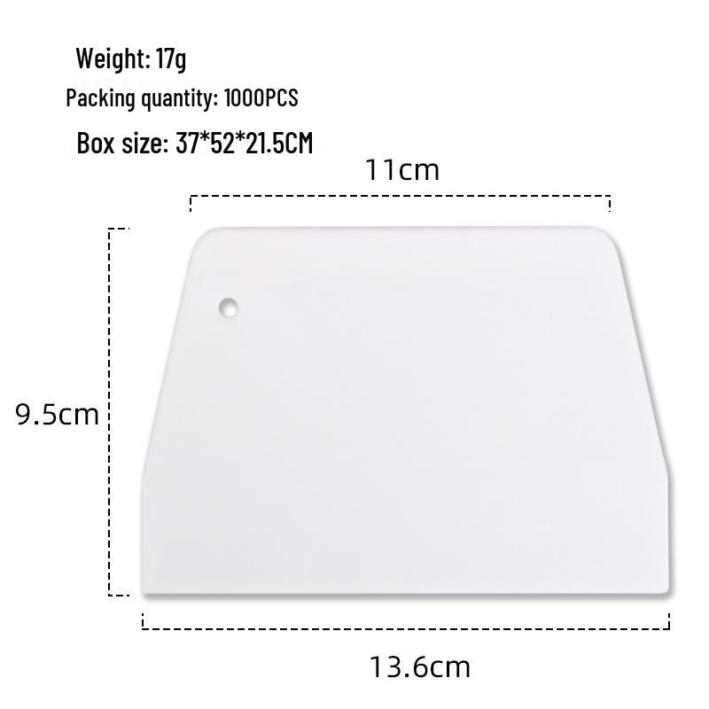 Stainless Steel Slicing Knife & Scraper for Dough, Pizza, Buns, and Bread. Stainless Steel Dough Cutter with Scale