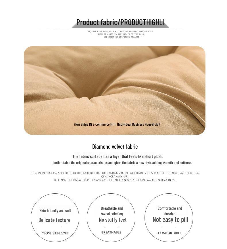 Thickened Winter Rocking Chair Cushion for Recliners and Folding Chairs