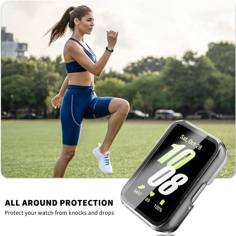 PC-Gehäuse für Samsung Galaxy Fit 3 Displayschutzglas Schutzfolie Hülle für Samsung Galaxy Fit 3 Sturzschutz Stoßfänger Abdeckung Zubehör