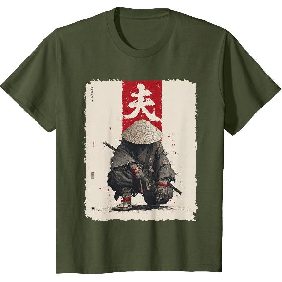 Samurai, Warrior, for Men | Japanese Ninja, Anime, Katana T-Shirt