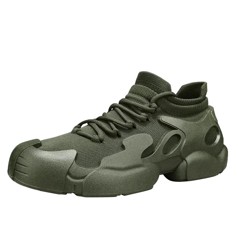 Herren Mecha Schuhe Rutschfeste Vielseitige Sneaker Lässig Laufen Atmungsaktiv Retro Dicksohlige Bergsteiger Zapatillas De Hombre