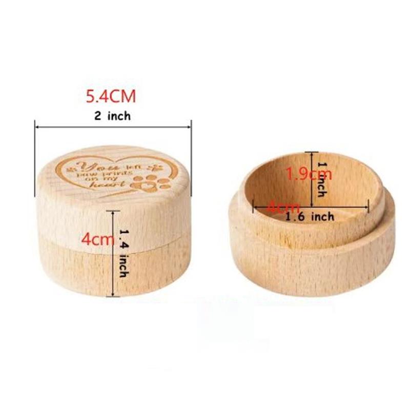 Dog Hair Keepsake Box Wood Pet Hair Keepsake Box Durable Pet Memorial Box Tooth Collection Memorial Box For Dog And Cat Ashes