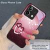 Warm and Romantic Love For Redmi Note 8 9 9S 12S 10 Pro 11 12 13 Pro+ 14 Pro K60 Ultra 13C 14C A3 12 13 Black Glass Phone Case
