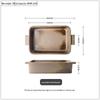 Wutuo Rustic Ceramic Double-Handle Baking Dish