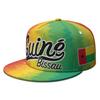 Guinea Bissau Flat Brimmed Cap Custom Name Gnb Hip-hop Hat Nation Flag Country Gw Republic Guinee College Print Photo Headgear
