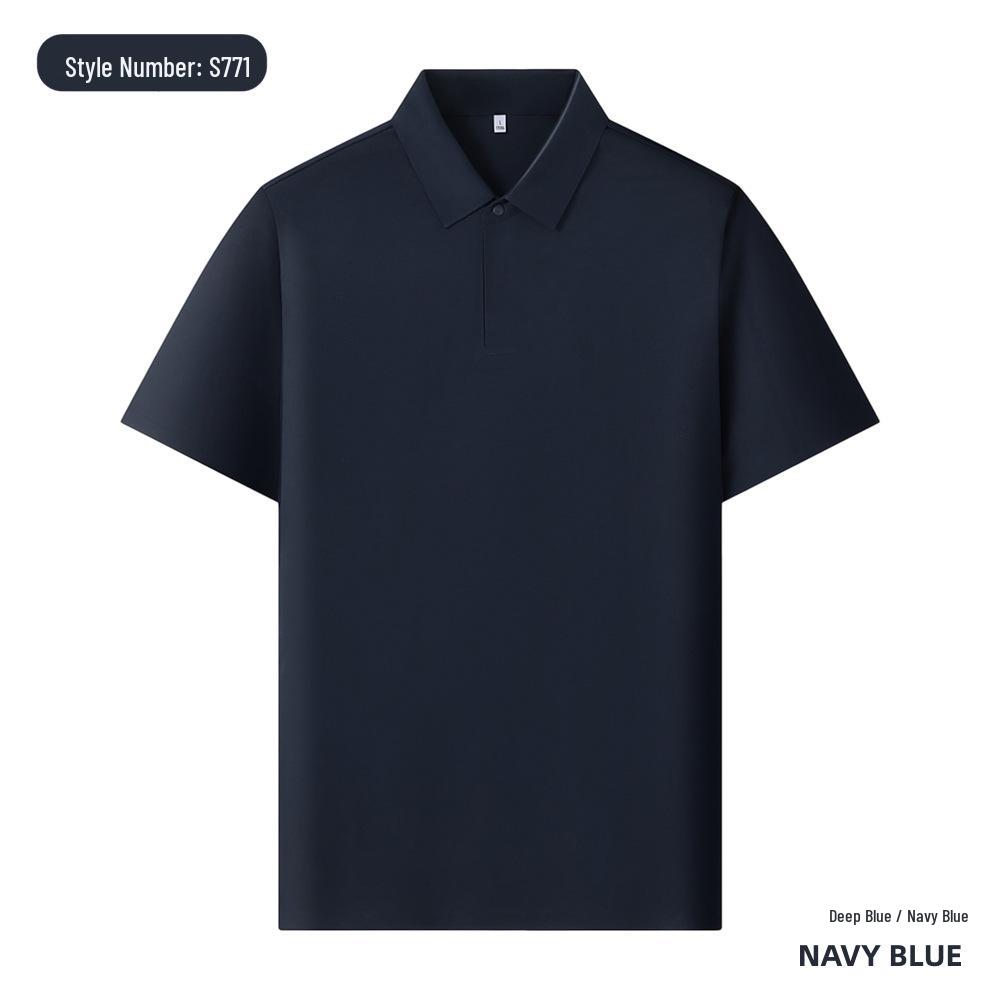 Pima Cotton Short Sleeve Polo with Cool-Touch Technology, Seamless Design, Unisex, Solid Color, High-End Workwear