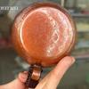 Vintage Copper Coffee Cup,Thickened 350 ml Breakfast Mug,Handcrafted Carving Luster Corrugated Texture Woven Tea Cup Tableware