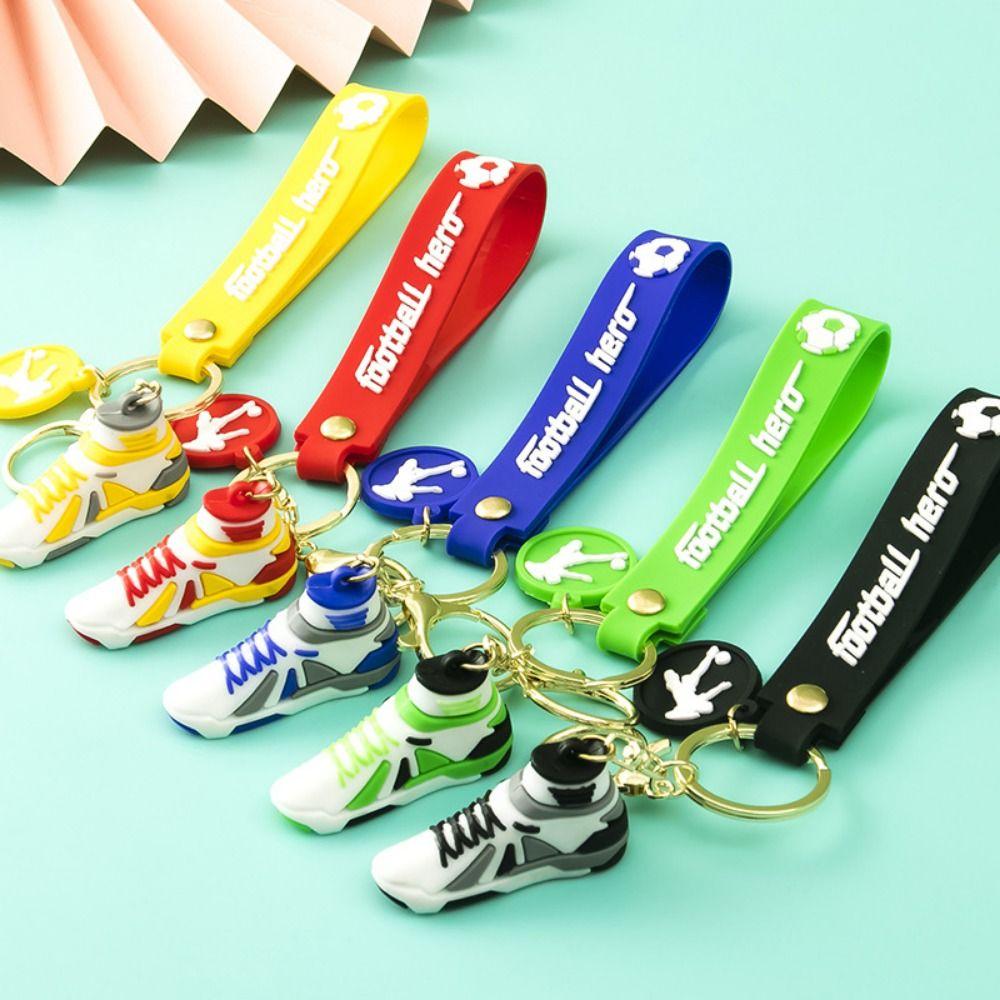 

Sports Shoes Soccer Key Chain National Team European Cup Pendant Football Team чёрный
