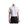 Moncler Monochrome Half-Zip Fitted Short Sleeve Polo Shirt Men tops White I10918A00008899P0001