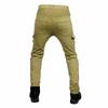 New product Motorcycle jeans men, locomotive tooling multi-bag cycling pants, zipper casual straight pants, knee pads