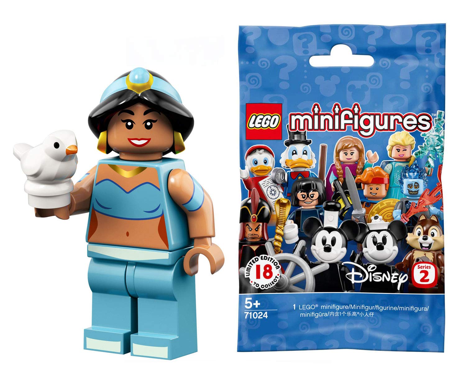 

Минифигурка LEGO Disney Series 2 Жасмин нераспечатанная (Aladdin) [71024-12]