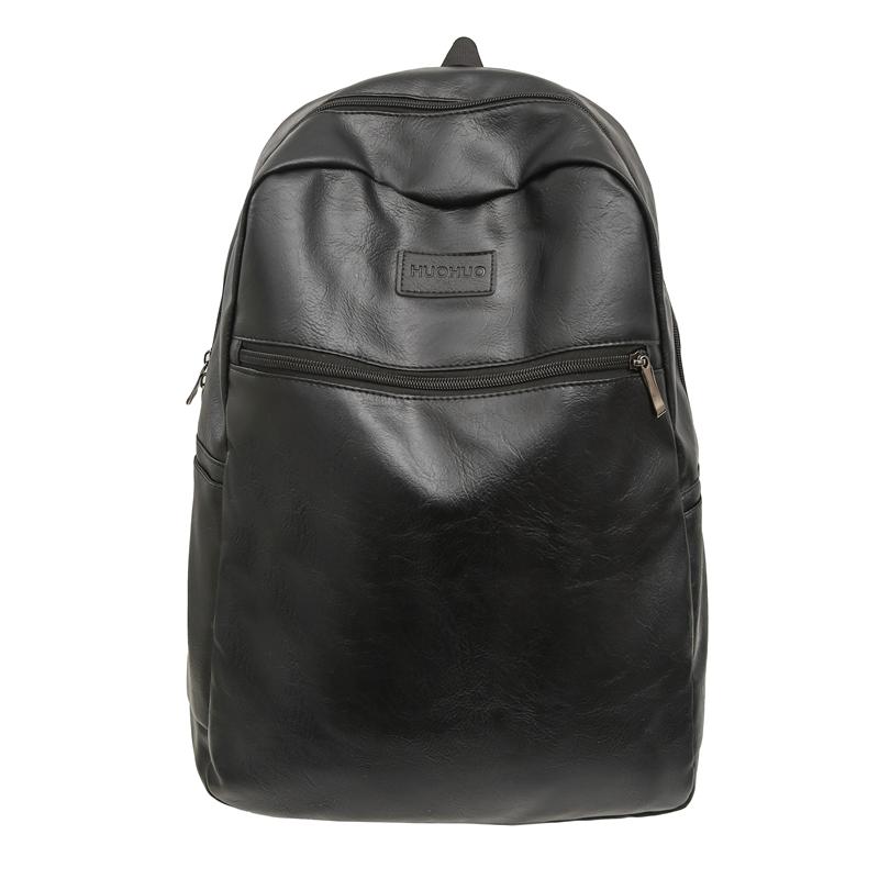 

Рюкзак большой емкости, мужской, однотонный, деловой, для поездок на работу, для компьютера, школьный рюкзак для школьников чёрный