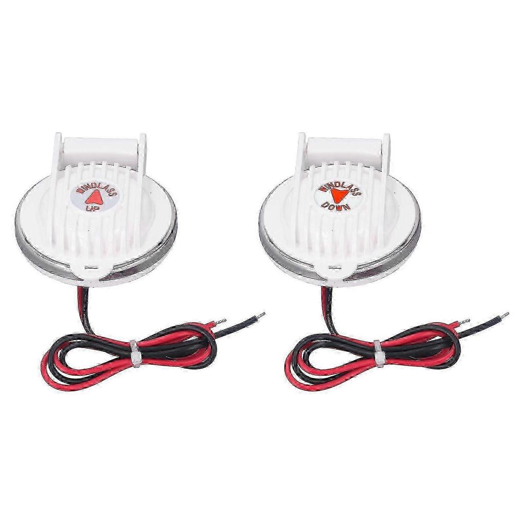 1 Pair Windlass Foot Switch Rust Proof Universal Up Down for Deck Anchor DC12V 24V