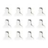 4/8/10/12Pieces Duvets Fasteners Prevent Shifting and Slidings of Comforters White Padded Clips Blanket Fasteners Clamp