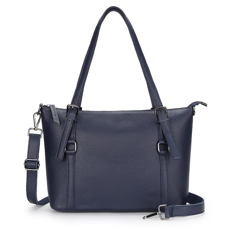 Soft leather handbag women's 2025 new fashion leather women's bag shoulder bag large capacity underarm bag versatile messenger bag