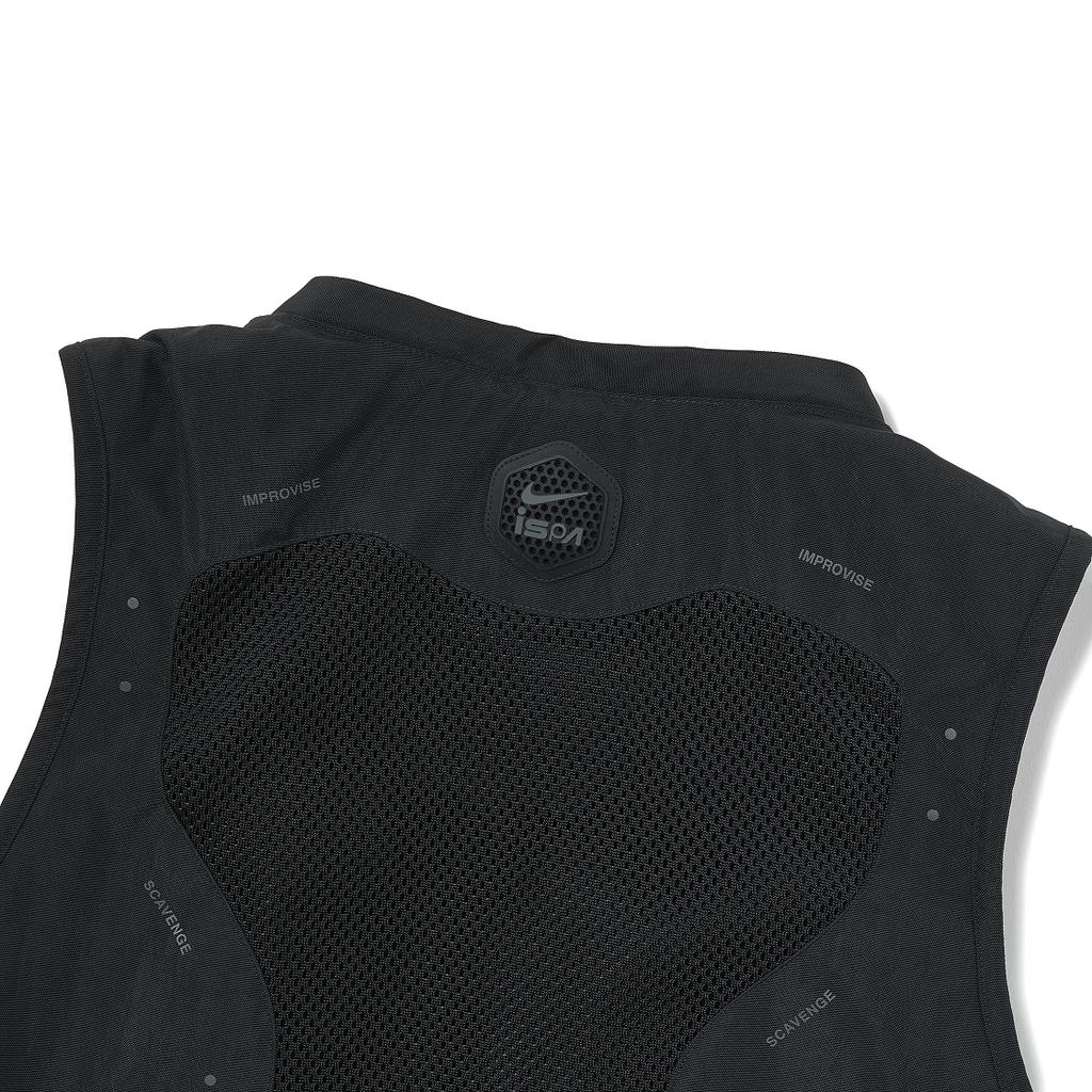 Nike ISPA SS25 Gilet Minimaliste Confortable Élégant Sans Manches Unisexe Gilets Noir Gris Fer HF6403-010