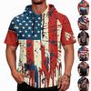 Sudadera Deportiva Casual con Mangas Raglán para Hombre, Manga Corta, Ligera, Camisa de Pesca con Protección Solar y Capucha para Actividades al Aire Libre