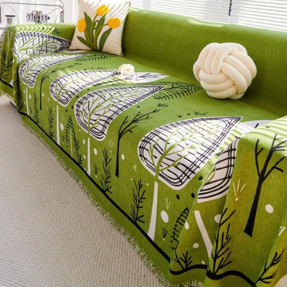 

2025 новый чехол на диван водонепроницаемый и устойчивый к царапинам от кошек чехол из шенилла всесезонный всесторонний нескользящий коврик полотенце одеяло 180*130cm