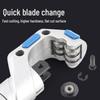 Stainless Steel Bearing Pipe Cutter for Metal, Copper, and Plastic Tubes