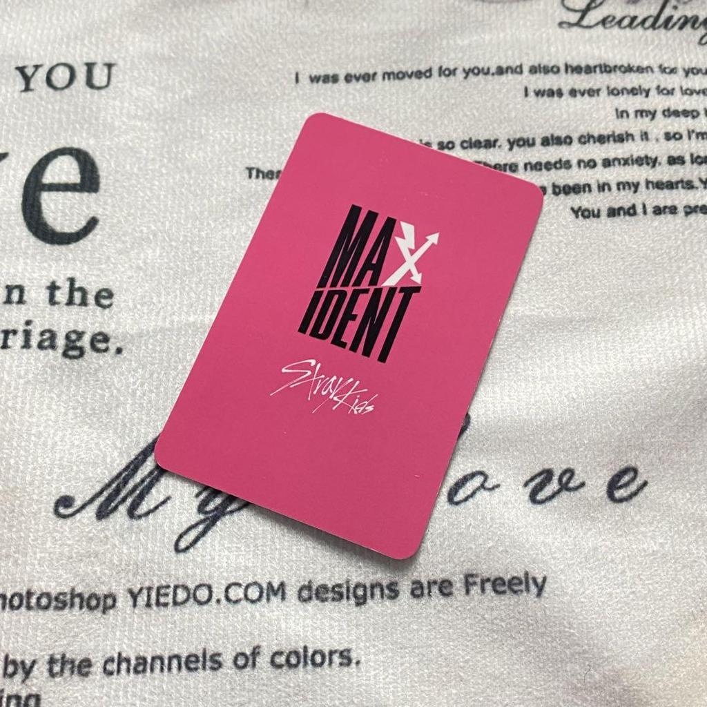 [USED] Stray Kids MAXIDENT Sanok Trading Cards Furinokus