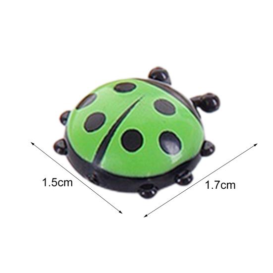 6 Pcs Cute Cartoon Mini Ladybug Fridge Magnets Magnetic Stickers Home Decors