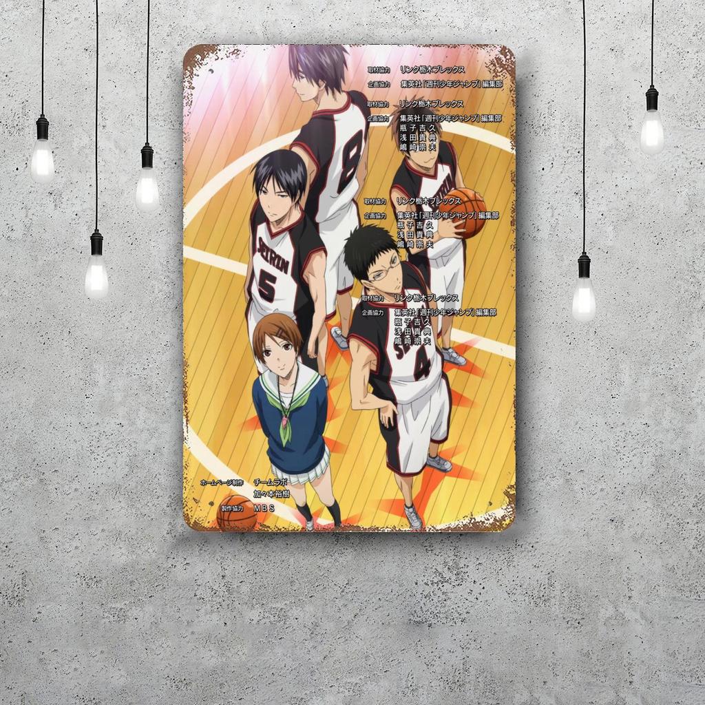 kuroko no basket replace plus Vintage Metal Tin Signs Posters Decor Retro Metal Plaque Wall Art Decor for Garage Bar