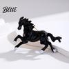 Exquisite Horse Pin Brooch Chinese Zodiac Year of Enamel Vintage