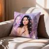 Sweet Girly SSelena Gomez   Pillow Case Pattern Printed Pillowcase For Living Room Sofa Cushion Cover