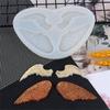 Krone Schwan Flügel Silikonform Fondant Kuchenform DIY Backwerkzeug zur Herstellung von Schokolade Süßigkeiten Kerze Handgefertigte Seife