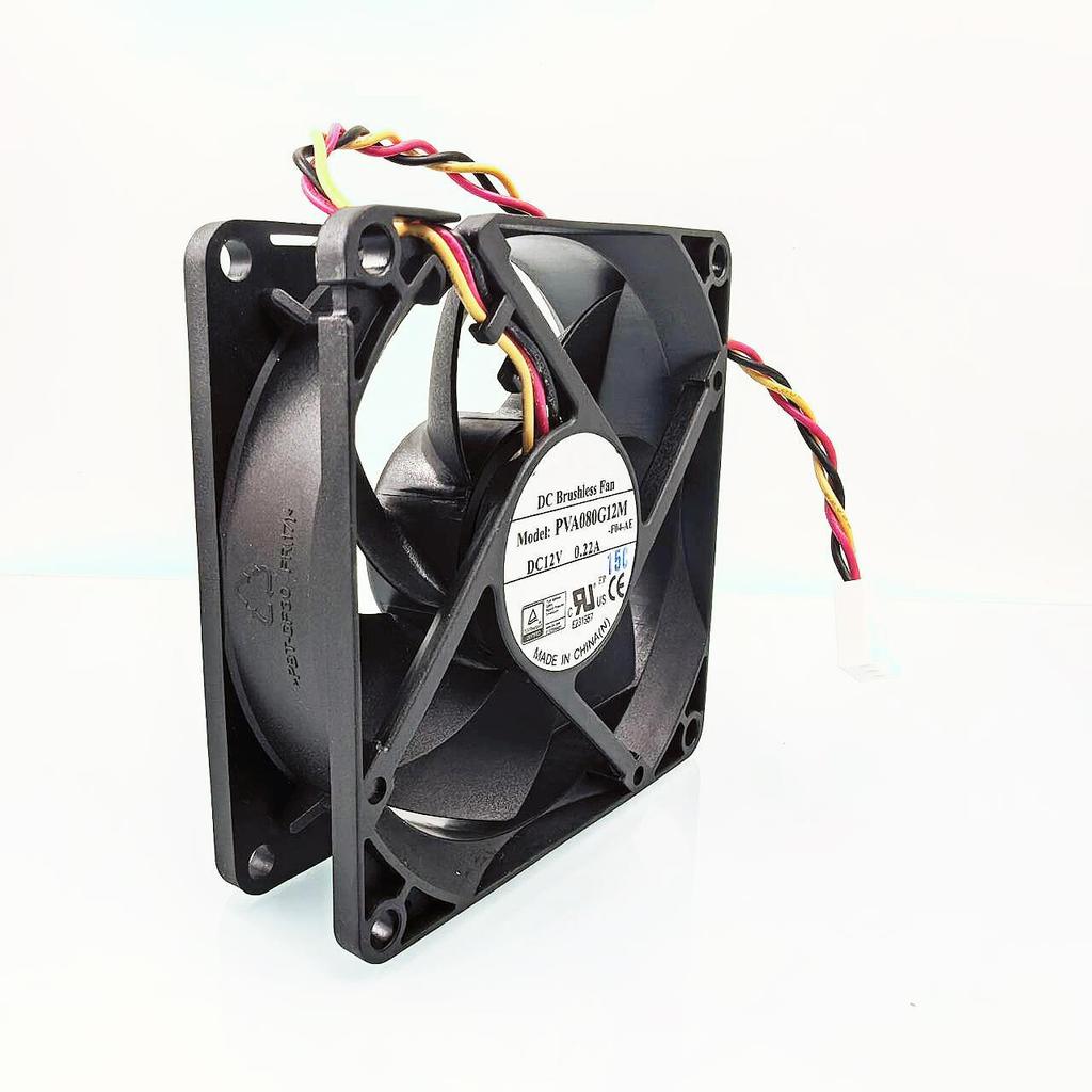 Silent PVA080G12M Hydraulic Bearing 8025, 12V 8CM Cooling Fan for Motherboard Speed Measurement.
