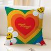 Popular Logo W-Wiggle Pillow Cover For Bedroom Room And Living Room Sofa Decorative Cushion Cover