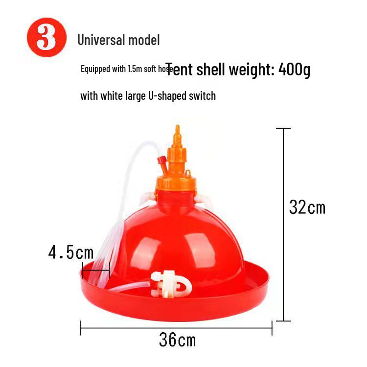Plasson Automatic Chicken, Duck & Goose Water Drinker & Feeder