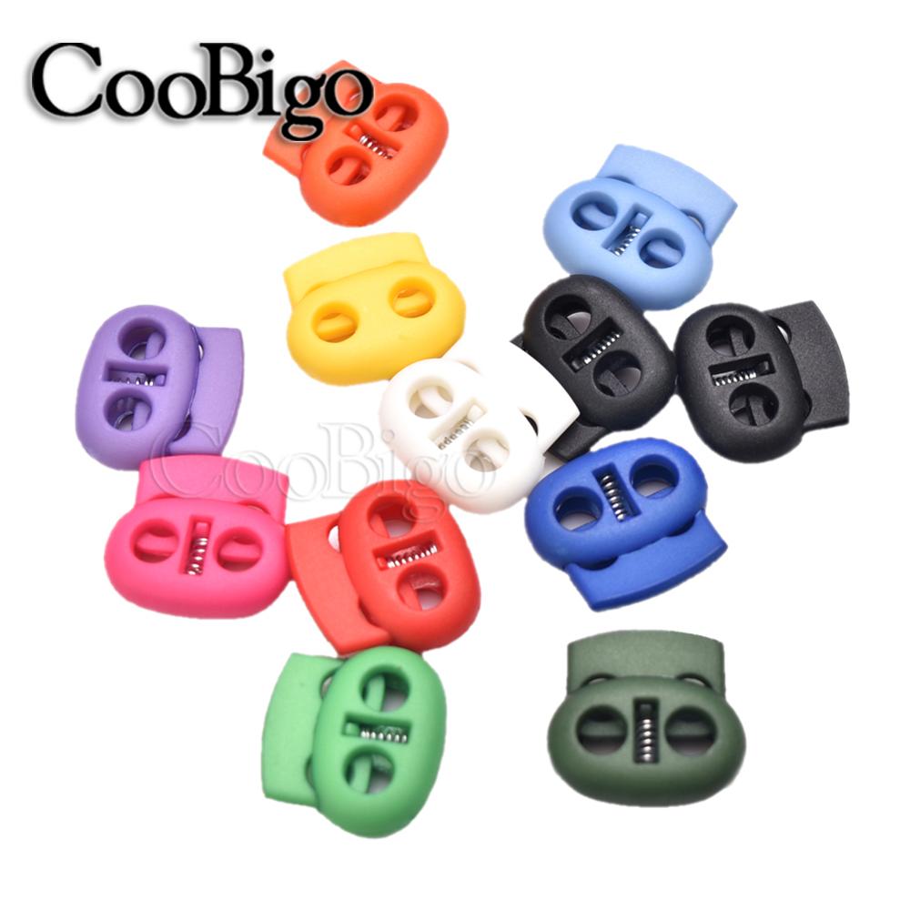 12 шт. Пластиковый фиксатор-стопор для шнурка, зажим-toggle, фиксатор-блок для шнурка, эластичного шнура, паракорда, веревки, аксессуары для мешка для одежды