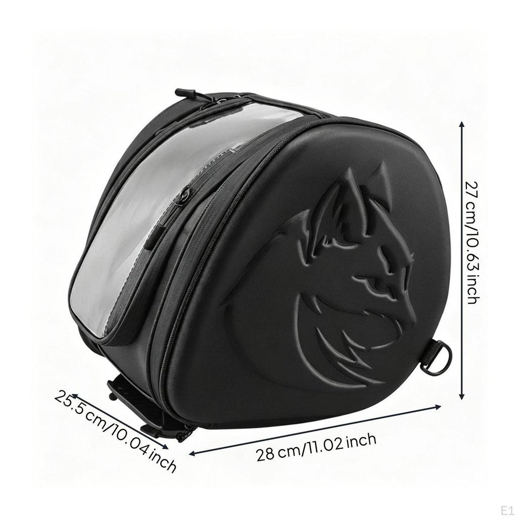 Triangle Saddlebag Universal Fit Motorbike Storage Bag Large Capacity Motorcycle Pack