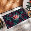 Burnley Football Print Crystal Velvet Rug, Comfortable Water Absorbent Non Slip Indoor Floor Carpet