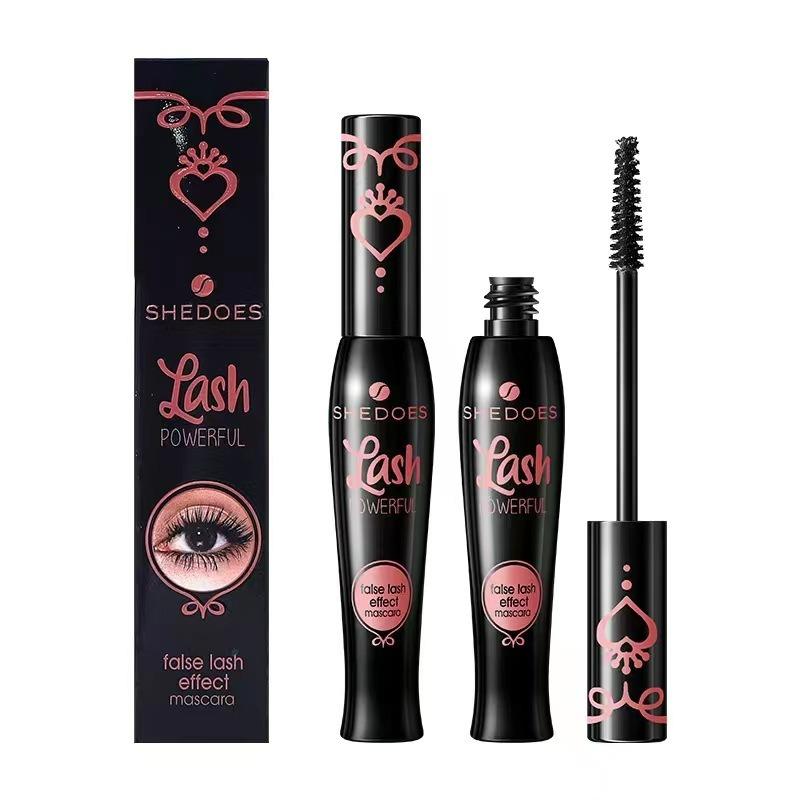 Sensation de maquillage de scène Mascara imperméable et résistant à la transpiration, allongement dense, pas facile à démaquiller