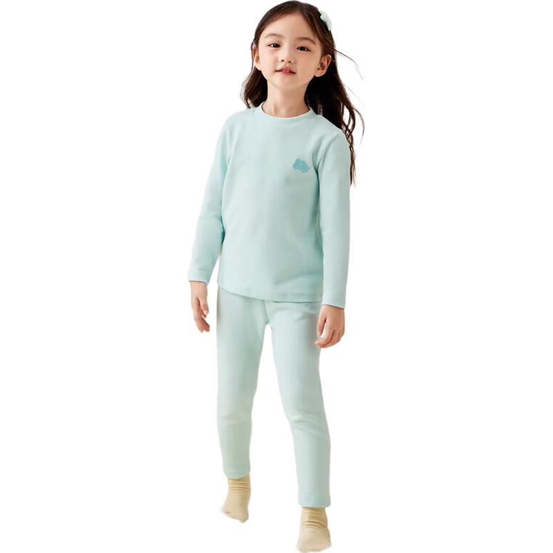 Balabala Girl's Thick Thermal Underwear Set