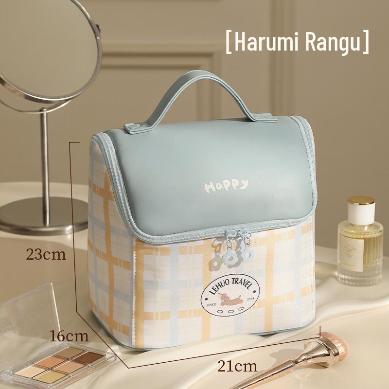 

Compact Makeup Bag: Large-Capacity, 2025 Design, Perfect for On-the-Go Toiletries, Keeps Shape