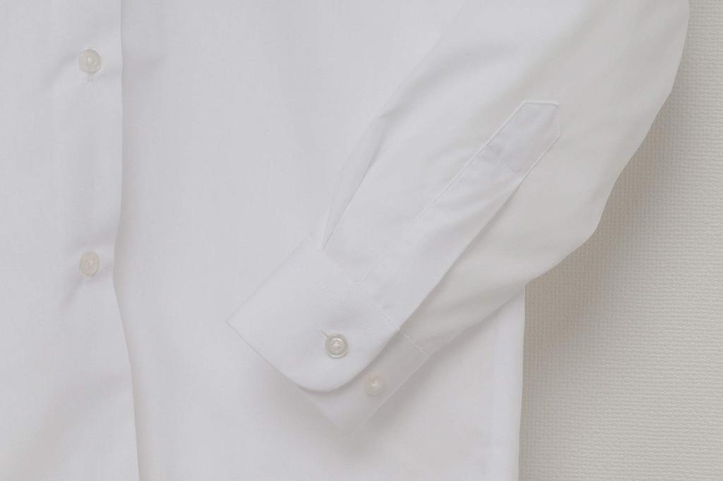 Langarm Schulkleid ohne Kleid Schule Gymnasium Mittelschule bis Japanische Größe [Fang] Mädchenhemd, Mädchen, Knitterarm, Bügeln, Hemd,