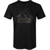 adidas T Burnout Trend Mody Wygodna Koszulka Krótki Rękaw Damskie Topy Czarny FT2896