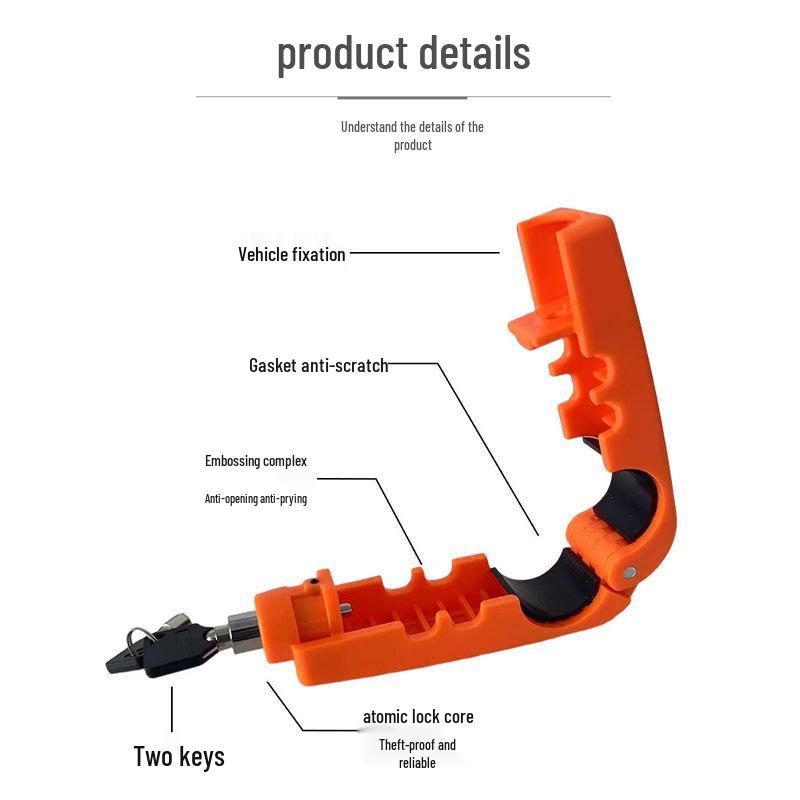 Portable Anti-theft Throttle Lock for Electric Bikes & Motorcycles: Secure Handlebar Brake Lever Lock