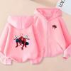 Kids Zipper Style Coat Fashion Animation Film Sweatshirt Clothing Boys Girl 3-12 Yrs Hoodie Long-Sleeved Casual Charming Clothes